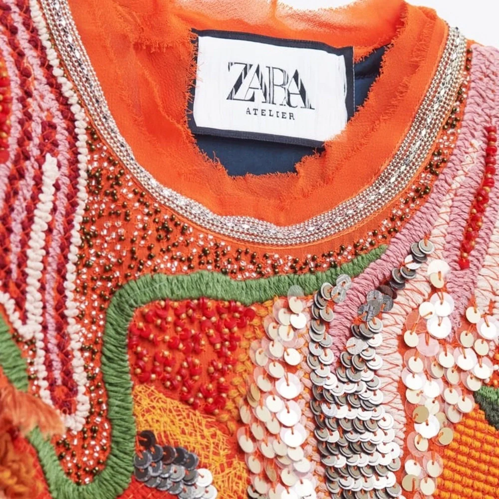 ZARA BEADED DRESS LIMITED EDITION - Picture 12 of 13